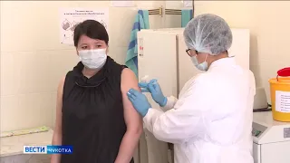 Пункт вакцинации в аэропорту