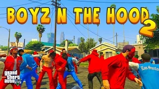 GTA 5 ONLINE - BOYZ N THE HOOD 2 | BLOODS VS CRIPS