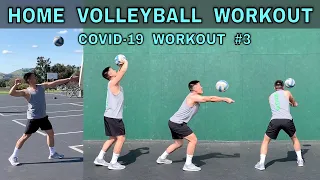 HOME VOLLEYBALL SKILLS TRAINING | COVID-19 Workout Part 3/6