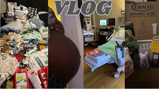 Prep For Baby Boy:Nesting pt.1| 9Month Pregnancy Update| Hospital Tour| New Baby Items