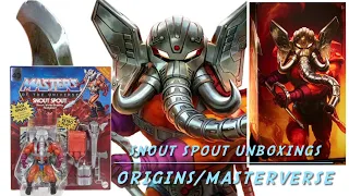 Snout Spout Masterverse & Origins unboxing and review + parts swap