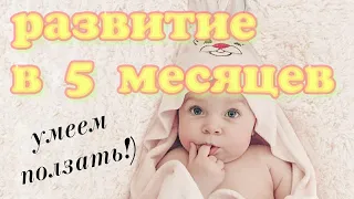 Развитие ребенка в 5 месяцев