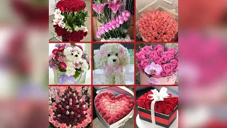 ✅Ideas de arreglos florales 🌹💐para san Valentín 😍🤩💕👩‍❤️‍💋‍👨👫