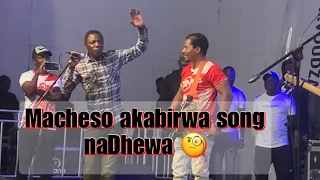 Alick Macheso acheudza Peter Moyo kuti Dhewa akaba song yangu pastage Home Coming Aquatic Complex