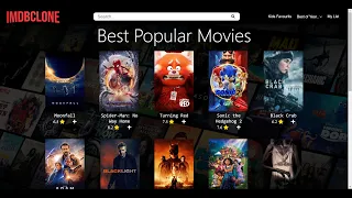 IMDb Clone | Front-end Skill Test | TMDB API