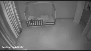 Baby cam shows shaking during 4.6 magnitude earthquake