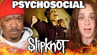 Our First Time Hearing "Psychosocial" by Slipknot | Flawd Couple Reacts