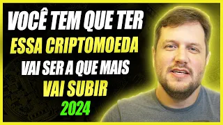 🚨ATENÇÃO! QUEM NÃO TEM ESSA É MALUCO! CRIPTOMOEDA PROMISSORA QUE MAIS VAI SUBIR 2024 AUGUSTO BACKES