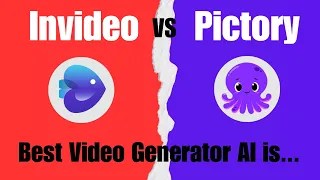 Best AI Video Generator Tool : Invideo vs Pictory