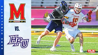 Maryland vs. High Point | College Lacrosse Highlights 2022