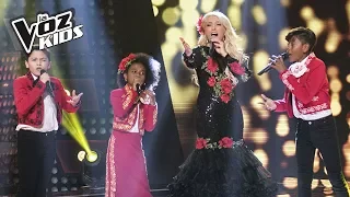 Yuri, Azuquitar, Steven Lucas y Brayan cantaron Cucurrucucú Paloma | La Voz Kids Colombia 2018