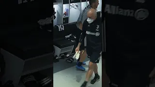 Angry bonucci screaming dressing room while ronaldo agrees 😎🔥🤩#shorts