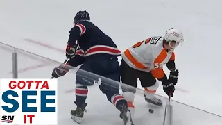 GOTTA SEE IT: Alex Ovechkin Undresses Philippe Myers, Sets Up Tom Wilson For Tap In