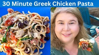 Easy and Delicious Greek Chicken Pasta / Delicious 30 Minute Meal