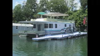 1999 Aqua Chalet 16 x 68WB Houseboat For Sale on Norris Lake TN - SOLD!