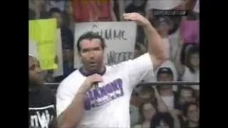 WCW Thunder 10-01-98 Scott Hall beats down Mike Enos and Jerry Flynn