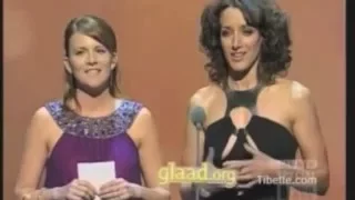 Jennifer Beals and Laurel Holloman at the 19th Glaad Awards