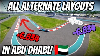 All Alternate Layouts in Abu Dhabi! 🇦🇪 #f122