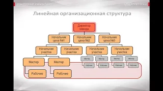 35 Линейная организационная структура