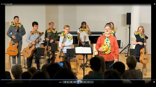 "Circus Suite" für Kinder- Gitarrenensemble / Kinderkonzert der Musikschule Crescendo in Münster