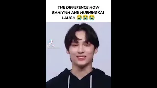 The Difference on How Bahiyyih and HueningKai laugh