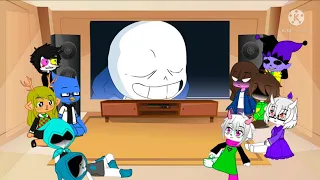 Deltarune reacts to Sans vs Jevil