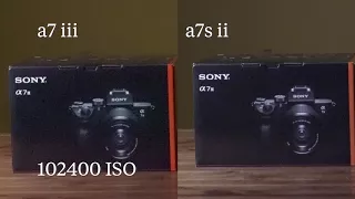 Sony A7iii vs A7sii vs A6500 [4K UHD] Low Light Noise Test