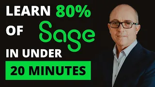 Sage Accounting! Learn 80% in under 20 MINUTES!