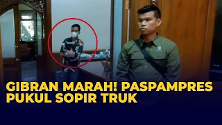 Gibran Marah! Berdiri Bersedekap Pandangi Paspampres yang Pukul Sopir Truk di Solo