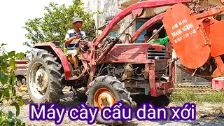 bán dàn xới máy cày, cẩu lên xe tải cho khách tại Hội cơ giới Việt Nam 0839169939