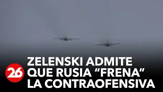 Zelenski admite que Rusia frena la contraofensiva