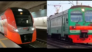Московские пассажирские поезда сейчас и раньше