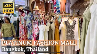 [BANGKOK] Platinum Fashion Mall "Discover Largest Wholesale Clothing Stores"| Thailand [4K HDR]