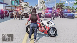 GTA 6 Gameplay Concept - Action & Police/Army Chase Gameplay - GTA 5 Maxed-Out i9 12900k & RTX 4090