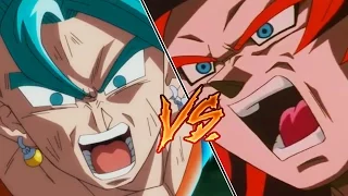 Vegito Vs Gogeta (Super Saiyan Blue Vs Super Saiyan 4)