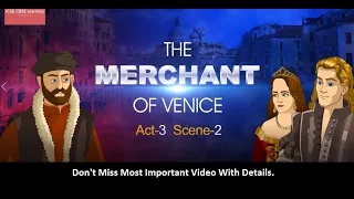 The Merchant of Venice | Act3 Scene 2 | William Shakespeare | ICSE Class10 | English | #MOV #Act3