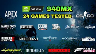 Nvidia GeForce 940MX Gaming Test ! 2021