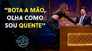 O clima esquentou entre Duda Reis e Danilo Gentili 🔥 | The Noite (28/08/22)