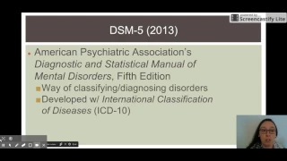 Classification of Psych Disorders