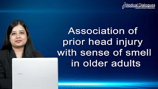 Association of prior head injury with sense of smell in older adults