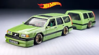 Volvo 850 Estate Trailer Hot Wheels Custom