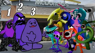 FNF Grimace Shake but All Rainbow Friends Chapter 2 x Grimace MEME Sing It - Friday Night Funkin'