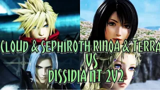 Dissidia Final Fantasy NT 2v2 - Cloud & Sephiroth Vs Rinoa & Terra