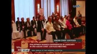 Philippines shares experiences in judiciary in 3rd ASEAN Chief Justices meeting