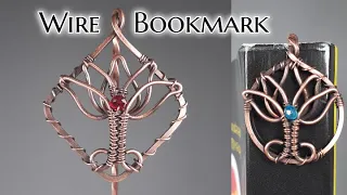 Wire Wrapped Bookmark Tutorial: Diy Lotus Flower: Beginner Wire Wrap