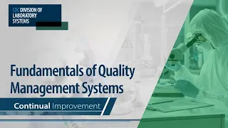 Fundamentals of Quality Management System – Continual Improvement