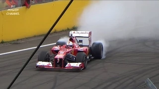 Sebastian Vettel HUNGARORING 2015 FERRARI RACING DAYS FULL SHOW BURNOUT V8