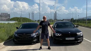 Гонка BMW G30 530i 249hp vs. Kia Optima 274hp