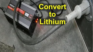 Golf Cart Lithium Battery Charger Conversion LiFePO4