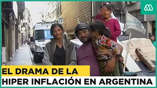 "A veces se come mucho del tacho de basura": El drama de la hiperinflación en Argentina